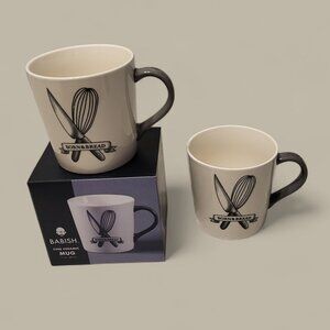 Set of 2 Born and Bread Babish Mugs- 17 ounces